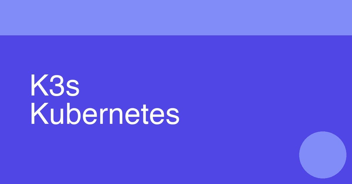 Cover Image for How to Build a Kubernetes Cluster on Raspberry Pi with k3s
