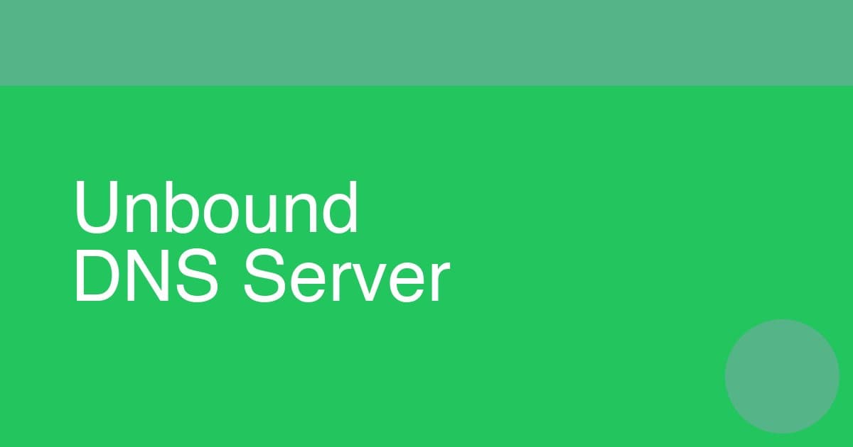 Cover Image for How to Set Up Unbound as a Recursive DNS Resolver on Raspberry Pi